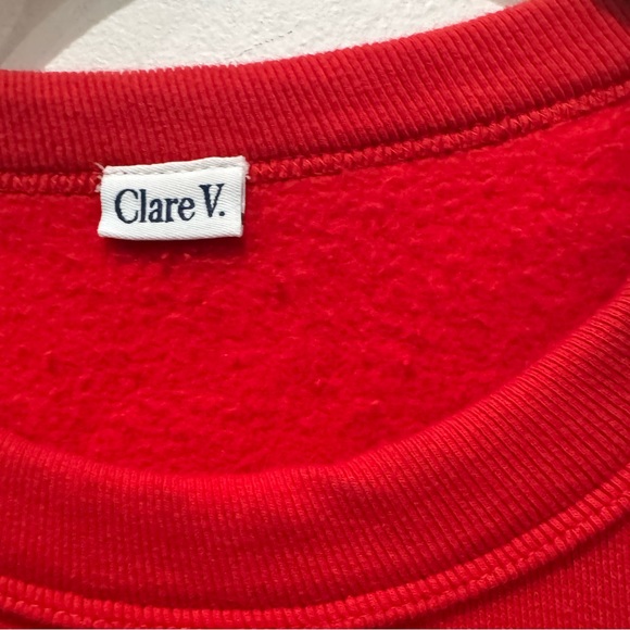 RARE! CLARE V. Eyes Sweatshirt - Picture 7 of 8